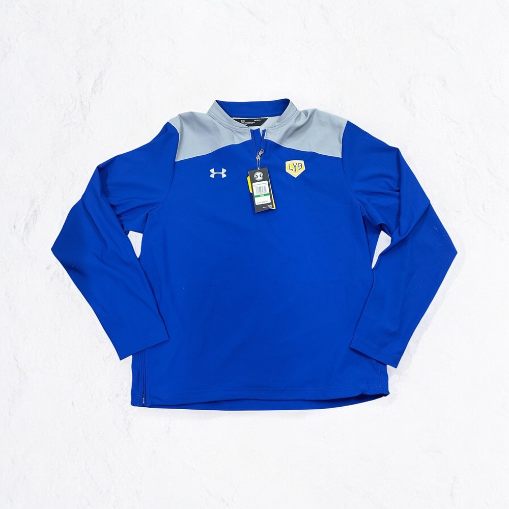 Under Armour Loose Jacket Pullover Storm Water Resistant LYB Patch Logo Sz L NWT - Picture 2 of 10